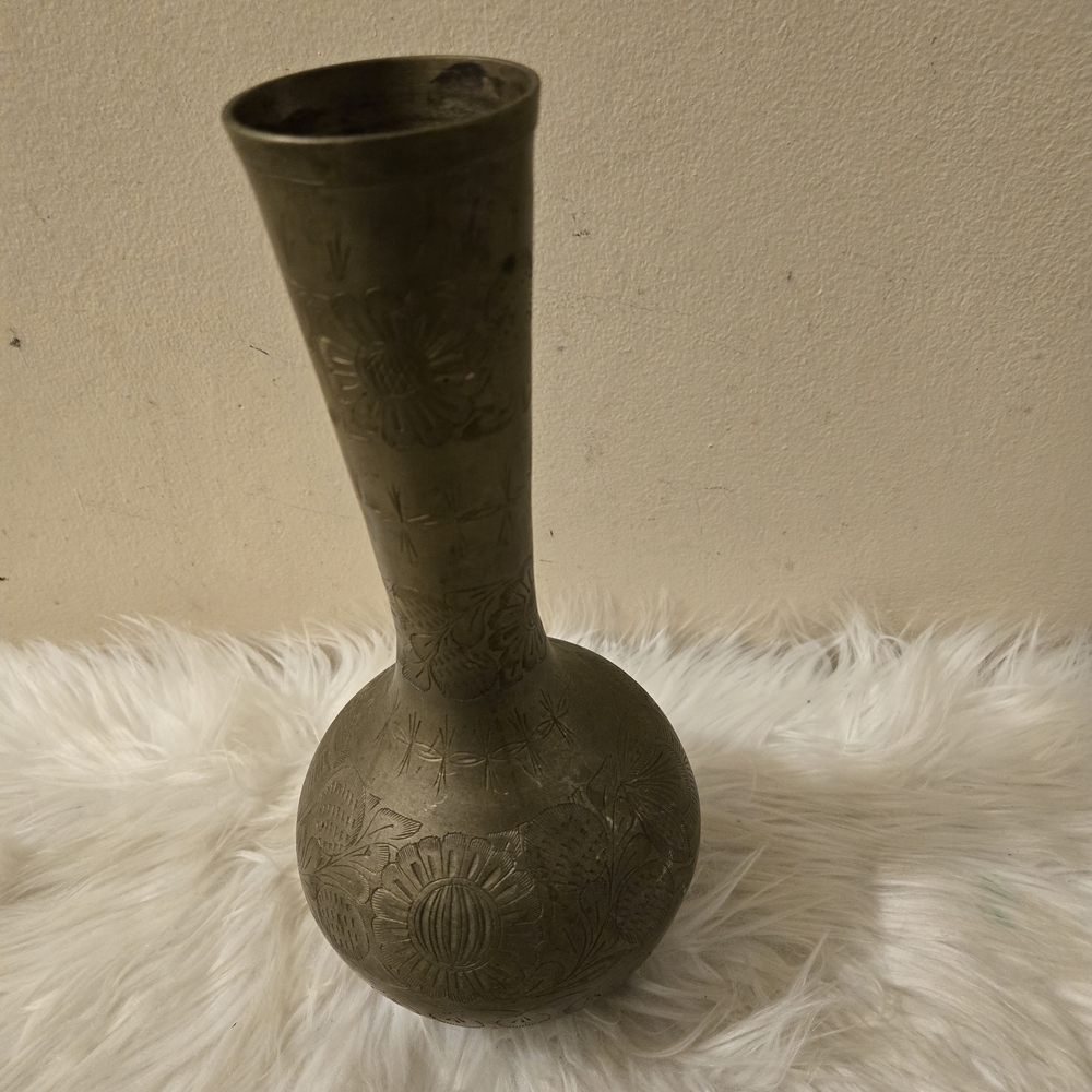 Vintage Elegant Brass Vase